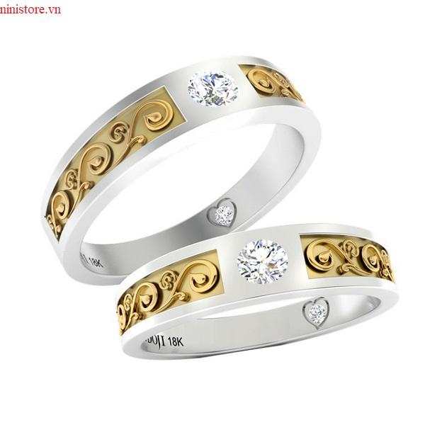 PNJ - Nhẫn cưới Vàng Son | http://bit.ly/1QTGbkz Ưu đãi 10% tất cả các  thiết kế nhẫn cưới. -- Các đôi uyên ương hãy đến với không gian cuới PNJ  sang trọng,