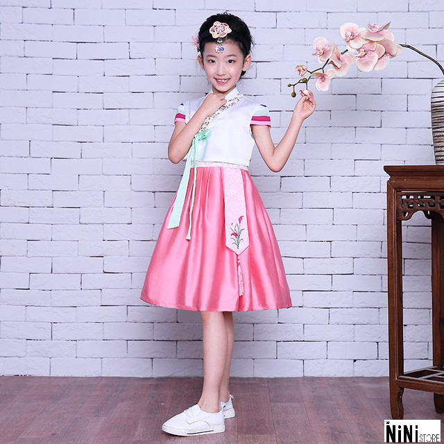 Váy Hanbok Hàn Quốc cho bé gái  Trang Phục Biểu Diễn Ấn Tượng