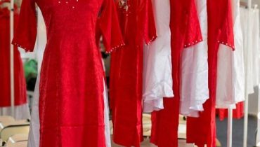 15 Mẫu quần áo dài bê Tráp bê Lễ đẹp nhất Màu vàng, đỏ, trắng, hồng, xanh,…