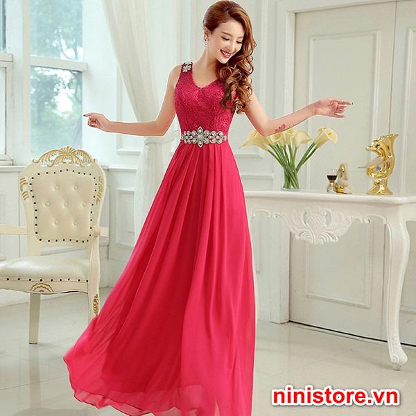 Cho thuê váy đầm dạ hội dài đẹp nhất tpHCM tại Nini Store