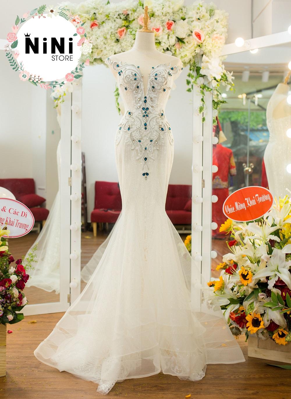 Top 15 mẫu váy cưới đuôi cá Hàn Quốc đơn giản, tinh tế không thể bỏ qua