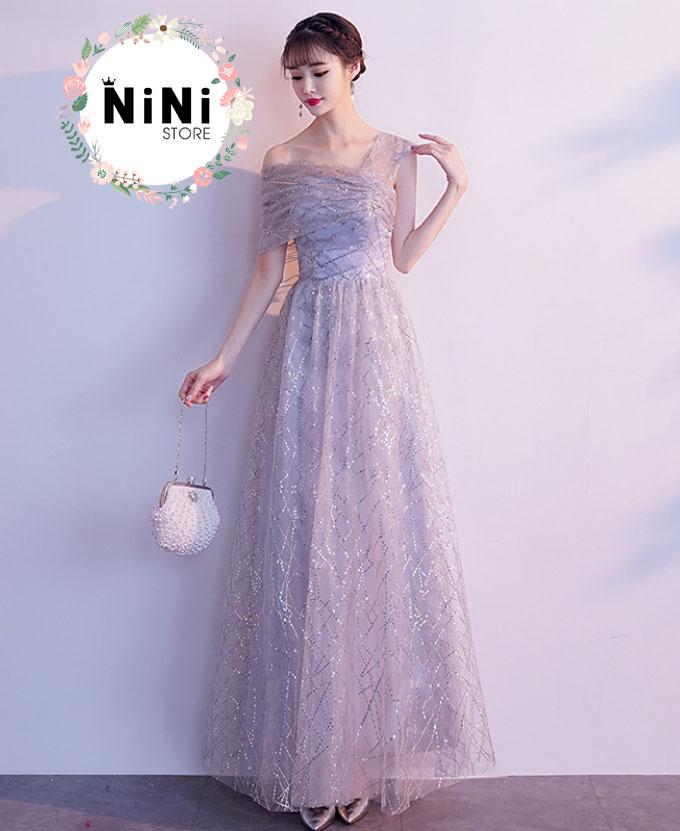 Đầm dạ hội công chúa cao cấp lấp lánhDH07  NiNiStore 2023
