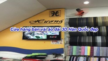 Top 5 cửa hàng bán vải áo dài 3D Hàn quốc đẹp & uy tín
