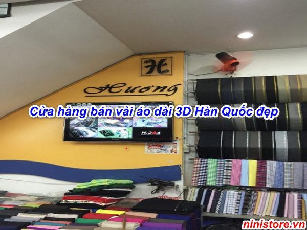 Top 5 cửa hàng bán vải áo dài 3D Hàn quốc đẹp & uy tín