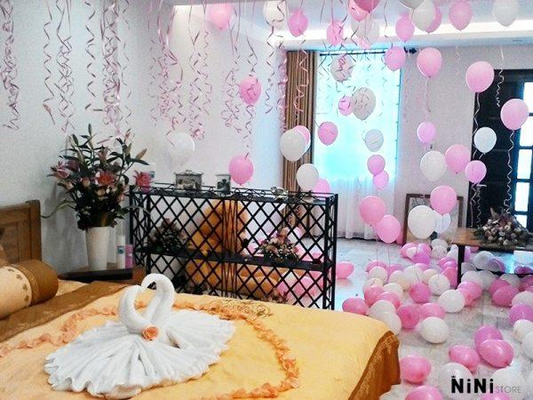 Top 12 mẫu trang trí phòng cưới bằng bóng bay thật lãng mạn - NiNiStore