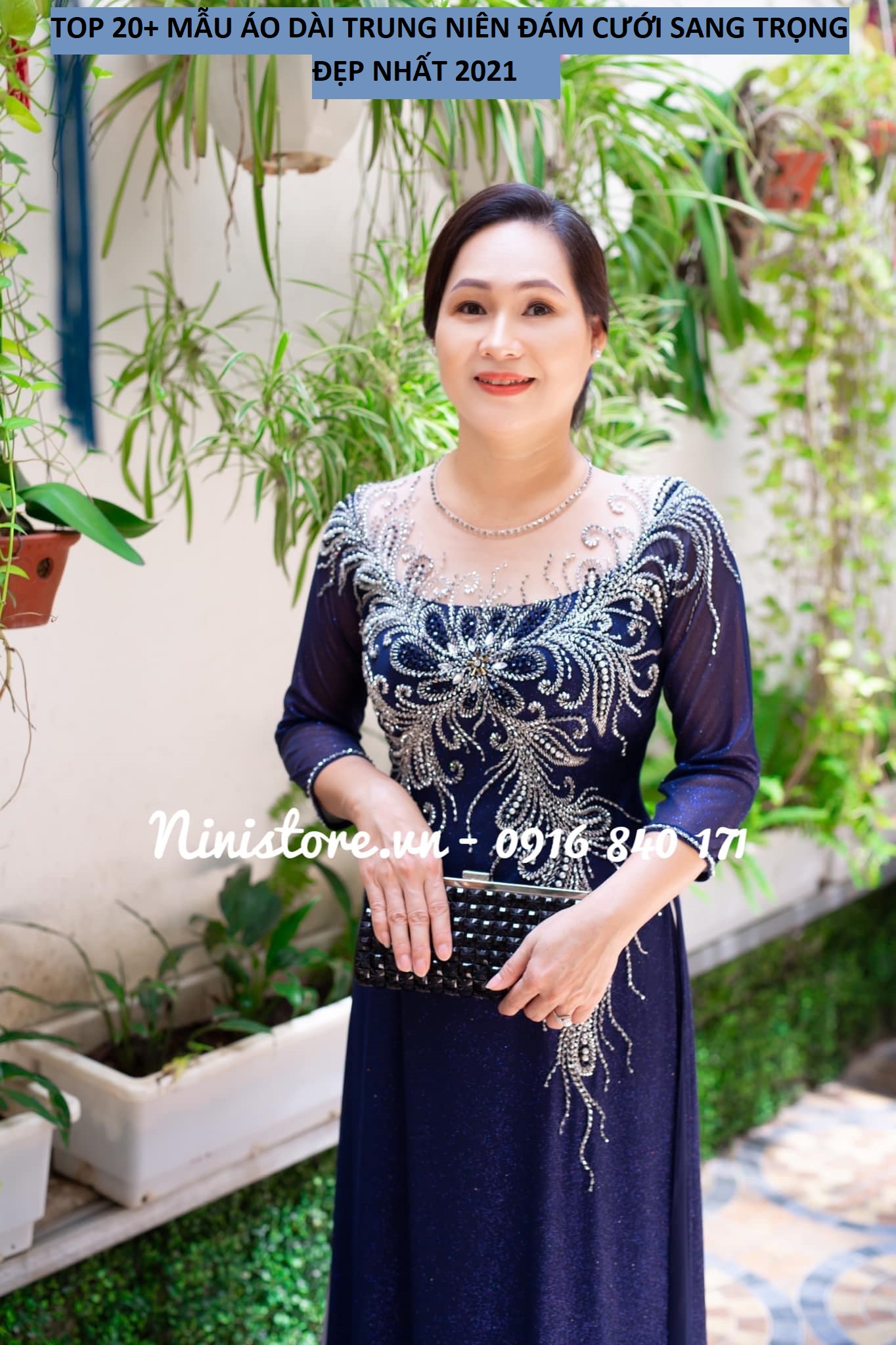 Top 20 mẫu áo dài trung niên đám cưới sang trọng đẹp nhất 2023  NiNiStore